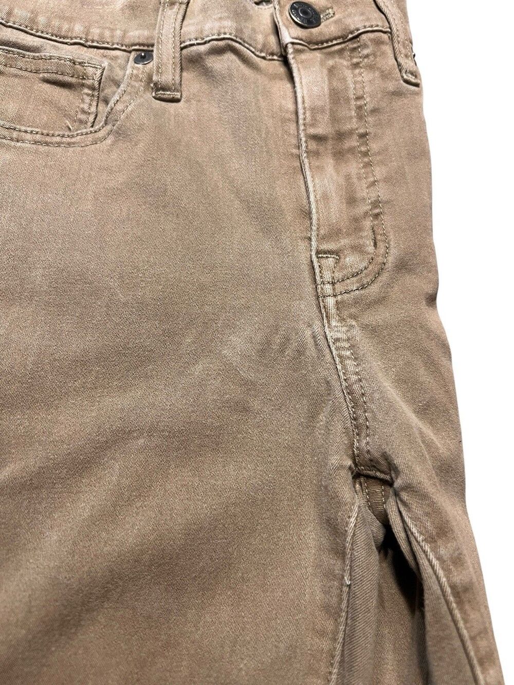 Madewell High Riser Skinny Jeans Brown Stretch size 26 - Picture 6 of 7
